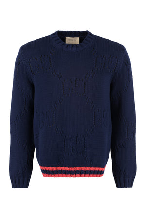 GG jacquard cotton sweater-0